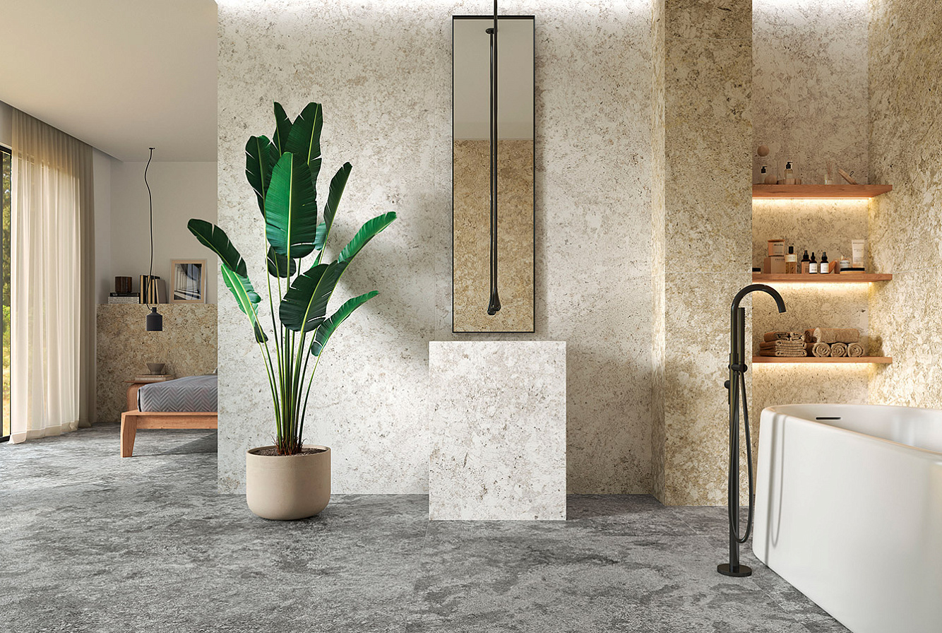 FORTE DEI MARMI QUARK / PERSIAN GREY / BRAZILIAN WHITE / BRAZILIAN GOLD