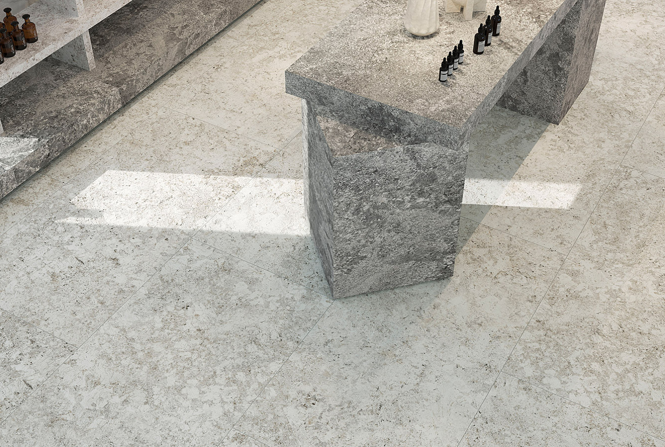 FORTE DEI MARMI QUARK / PERSIAN GREY / BRAZILIAN WHITE / OYSTER WHITE