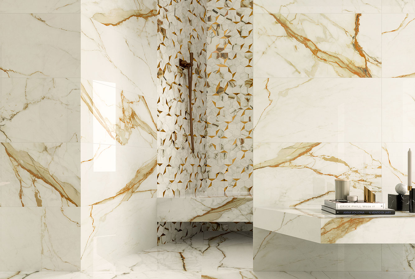 MARVEL SHINE CALACATTA IMPERIALE / CALACATTA IMPERIALE GOLD HEX